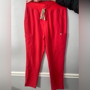 FIGS yola pants RED